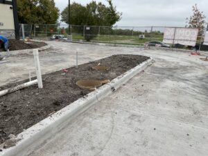 Sign Foundations for Panda Express in Wylie, Texas