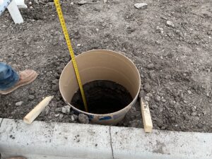 Sign Foundations for Panda Express in Wylie, Texas