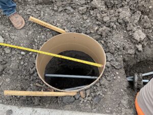 Sign Foundations for Panda Express in Wylie, Texas