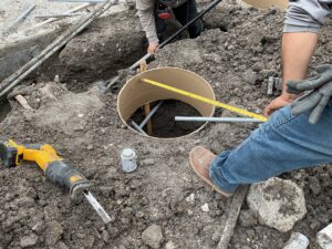 Sign Foundations for Panda Express in Wylie, Texas