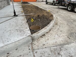 Sign Foundations for Panda Express in Wylie, Texas