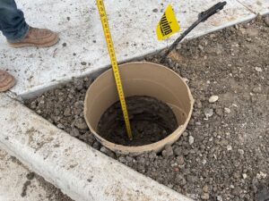 Sign Foundations for Panda Express in Wylie, Texas