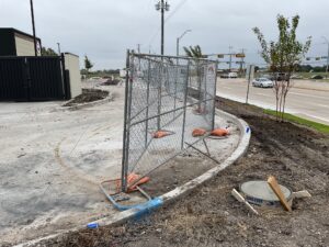 Sign Foundations for Panda Express in Wylie, Texas